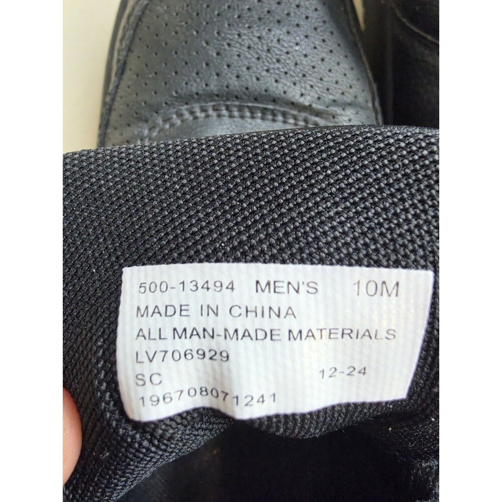 Levis Mens Shoes, Black, Size 10 - Picture 5 of 7